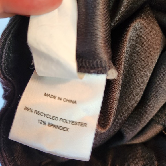 Quince Womens Skort Size Large Black Performance Tech Athletic Skirt Zip Pockets - Picture 15 of 16